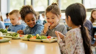 Ces cantines où les enfants apprennent à oser goûter
