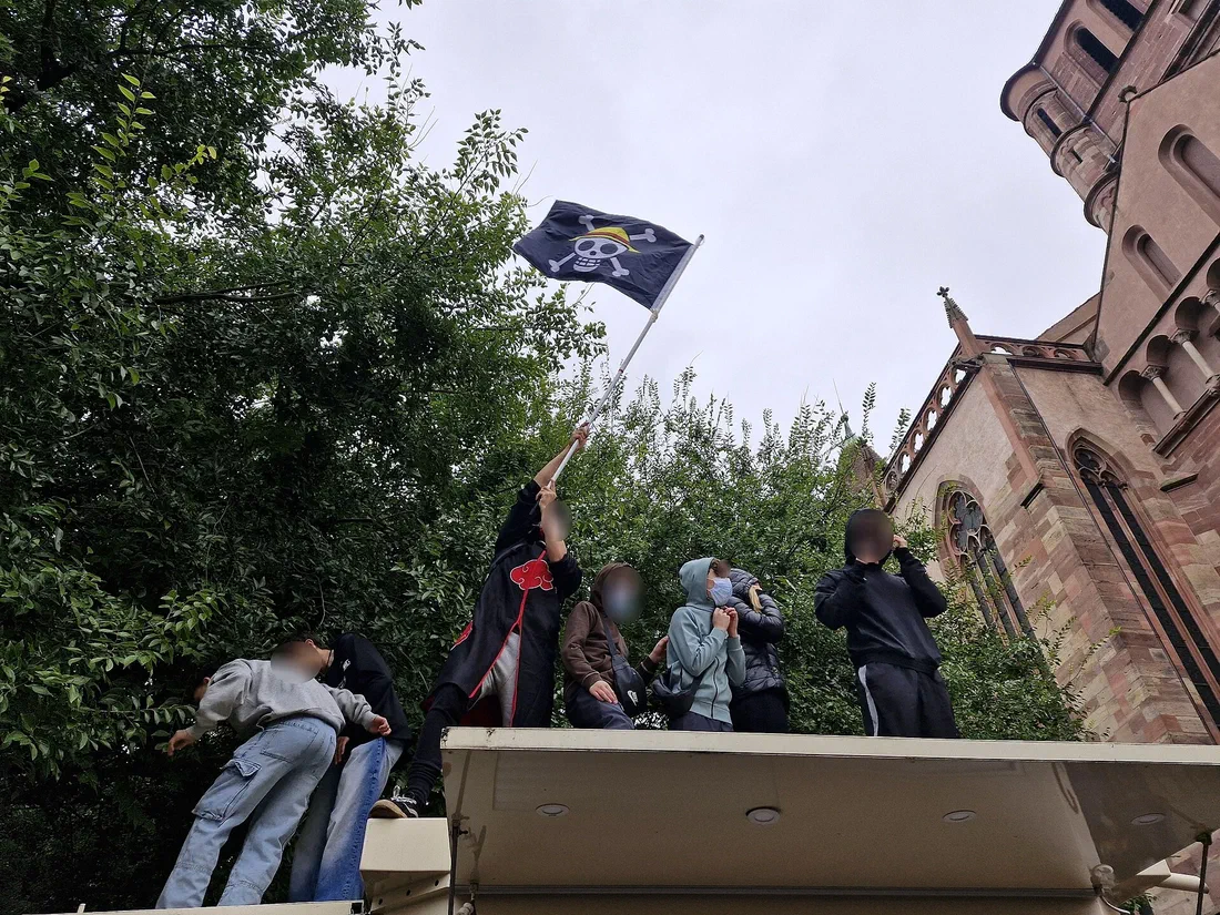 Un drapeau de manga, des lycéens mineurs : qui manifeste en France cet automne