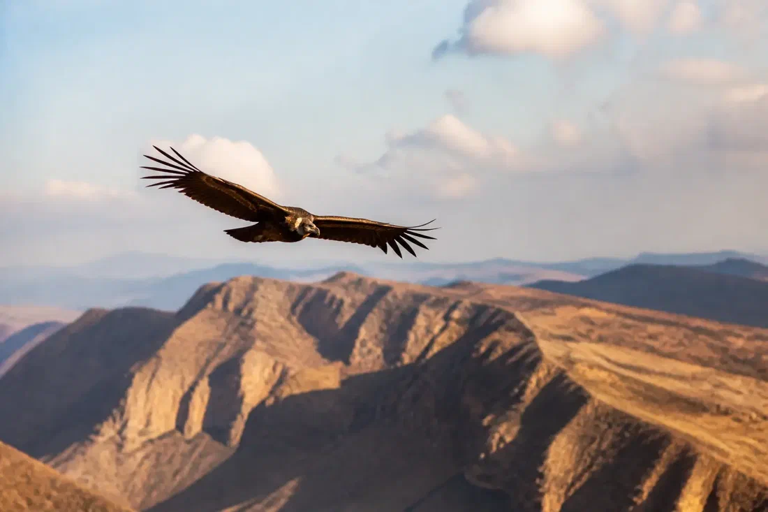 Le vol le moins coûteux du monde animal, c'est un oiseau qui plane