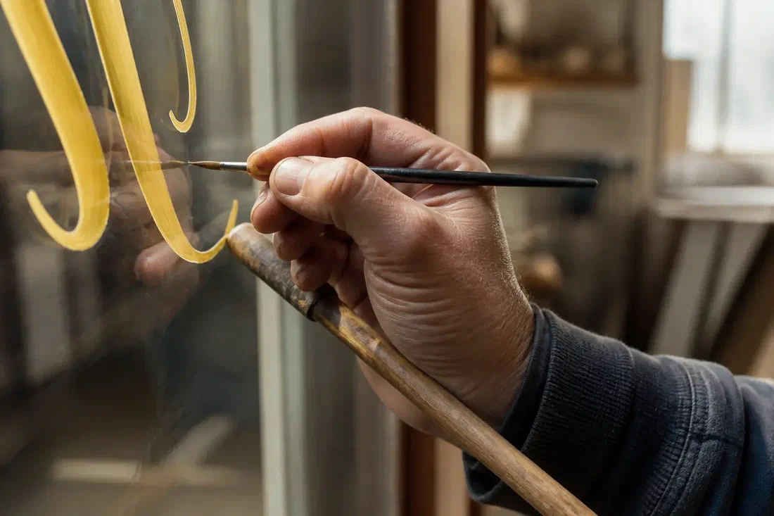 La peinture en lettres renaît sur les devantures françaises