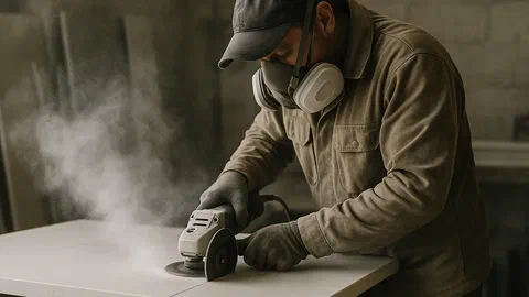 Poumons détruits à 45 ans : la maladie des tailleurs de plans en quartz