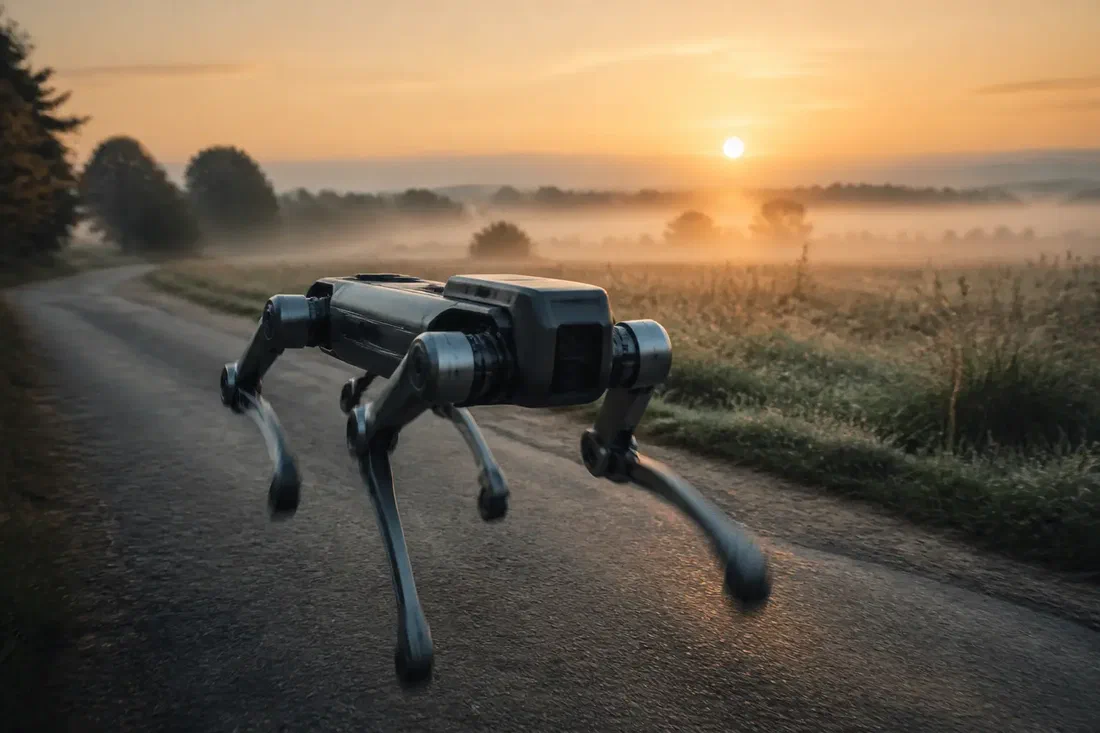 Un robot à quatre pattes a bouclé un marathon complet sur une seule charge