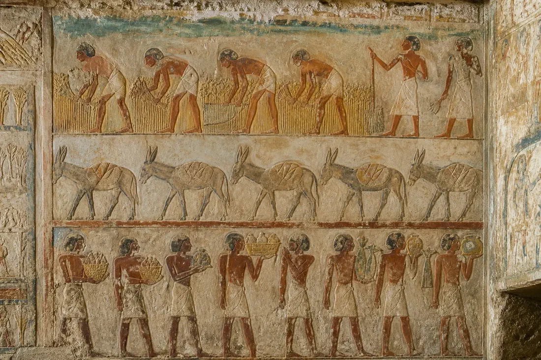À Saqqara, la tombe d'un juge a gardé ses couleurs depuis 4 300 ans